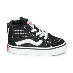 Scarpe bambini ragazza Vans  SK8-HI ZIP  Nero 