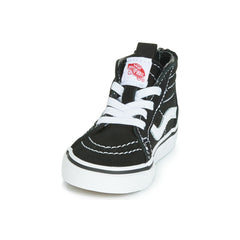 Scarpe bambini ragazza Vans  SK8-HI ZIP  Nero 