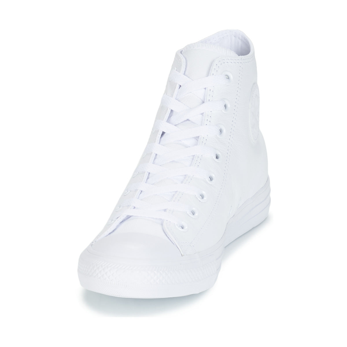 Sneakers alte uomini Converse  ALL STAR MONOCHROME CUIR HI  Bianco 