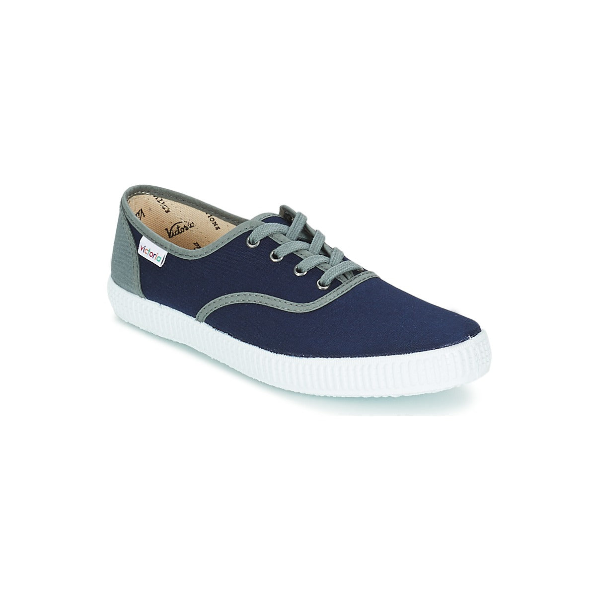 Sneakers uomini Victoria  INGLESA LONA DETALL CONTRAS  Blu 