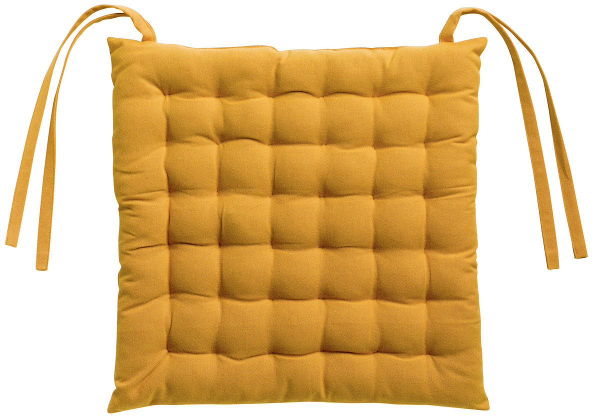 Cuscino per sedia riciclato 36 punti Zea Tournesol 38 X 38 X 3