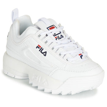 Scarpe bambini ragazza Fila  DISRUPTOR KIDS  Bianco 