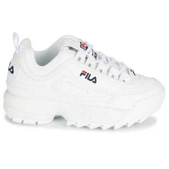 Scarpe bambini ragazza Fila  DISRUPTOR KIDS  Bianco 