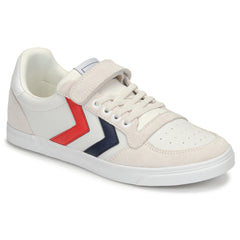 Scarpe bambini ragazza hummel  SLIMMER STADIL LEATHER LOW JR  Bianco 