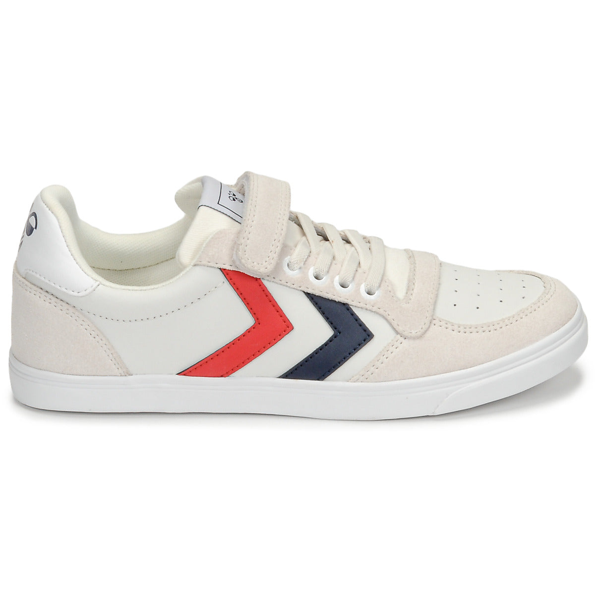 Scarpe bambini ragazza hummel  SLIMMER STADIL LEATHER LOW JR  Bianco 