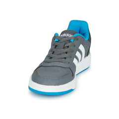 Scarpe bambini ragazza adidas  HOOPS K  Grigio 