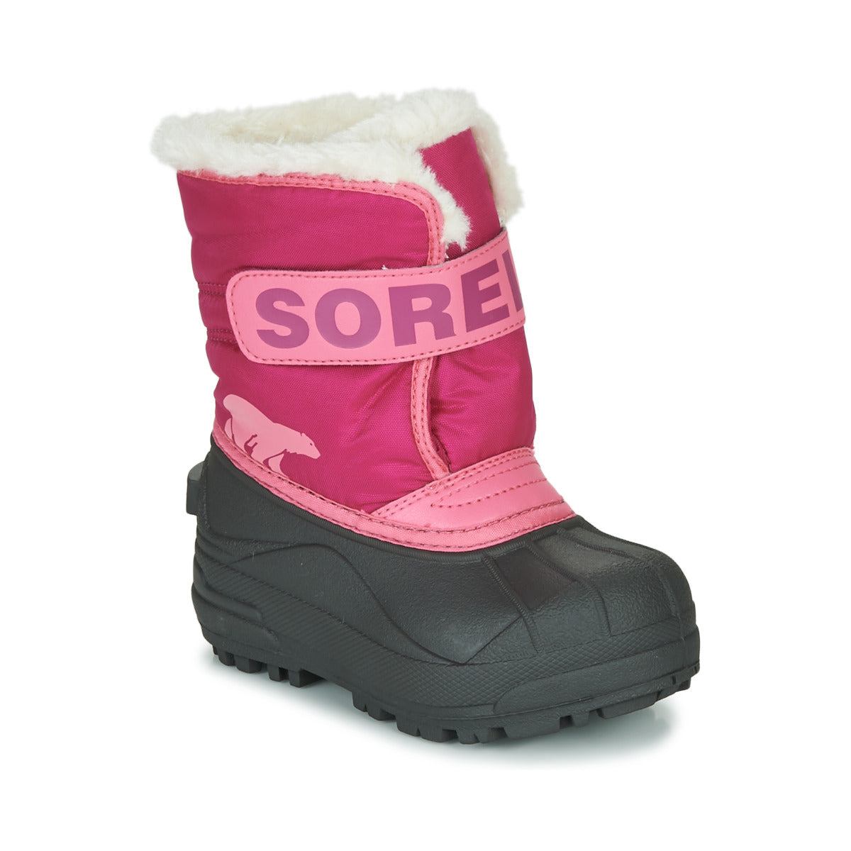 Scarpe da neve bambini ragazza Sorel  CHILDRENS SNOW COMMANDER  Rosa 