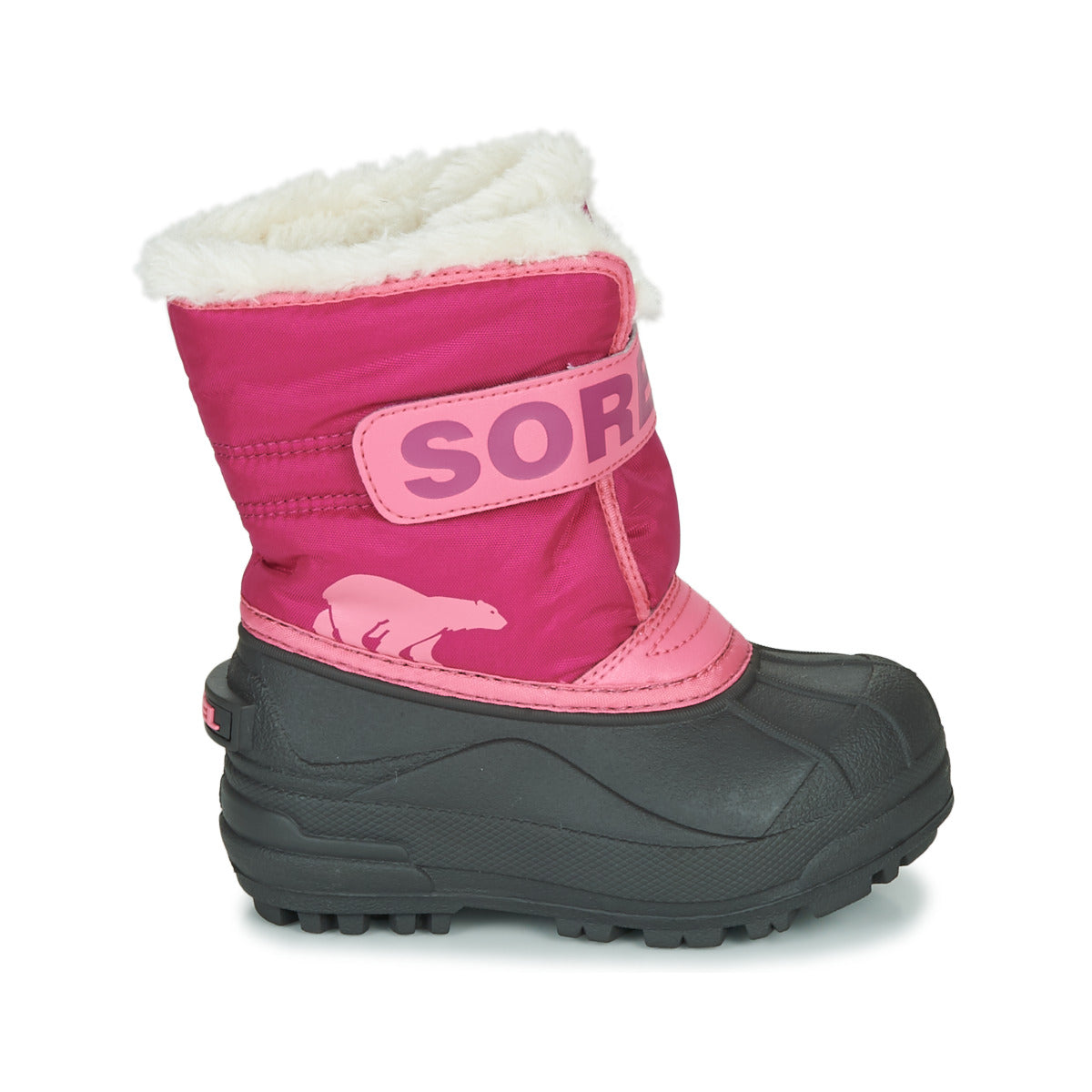 Scarpe da neve bambini ragazza Sorel  CHILDRENS SNOW COMMANDER  Rosa 