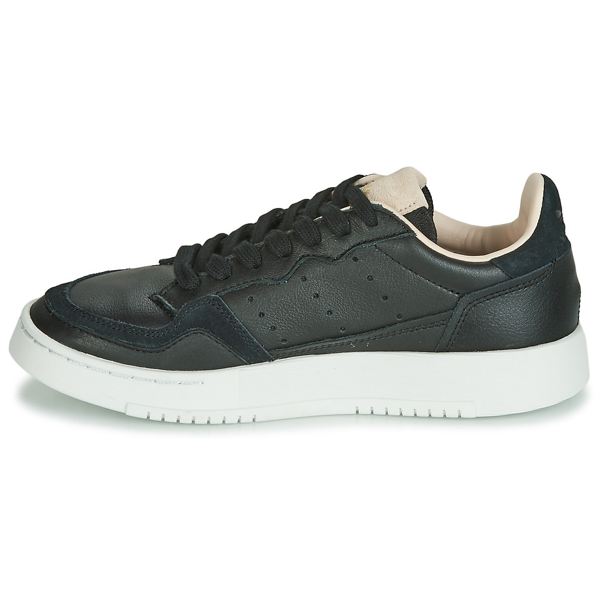 Scarpe bambini ragazza adidas  SUPERCOURT J  Nero 