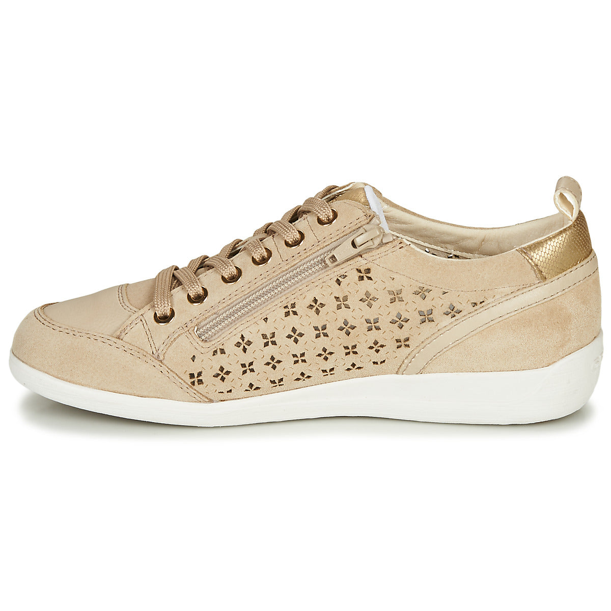 Sneakers basse donne Geox  D MYRIA  Beige 