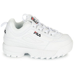 Scarpe bambini ragazza Fila  DISRUPTOR INFANTS  Bianco 