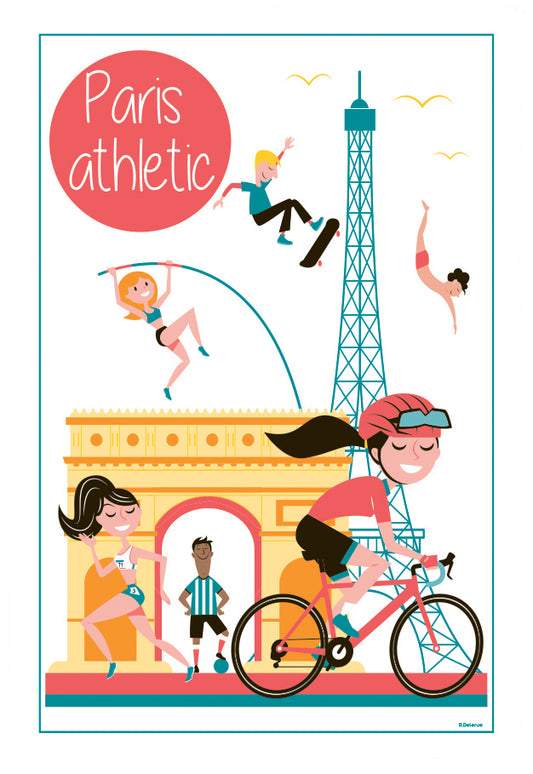 Strofinaccio Paris Athletic Blanc 48 X 72 626