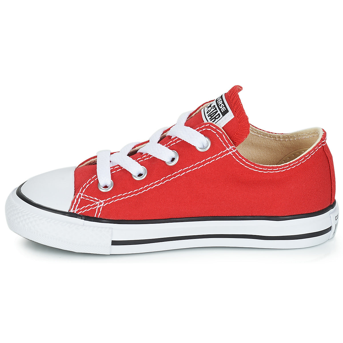 Scarpe bambini ragazzo Converse  CHUCK TAYLOR ALL STAR CORE OX  Rosso 