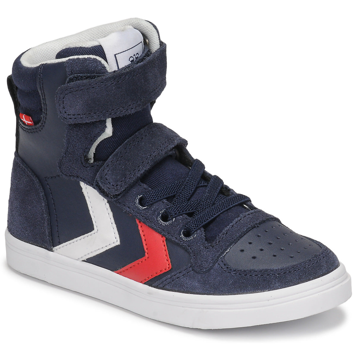 Scarpe bambini ragazza hummel  SLIMMER STADIL HIGH JR  Blu 