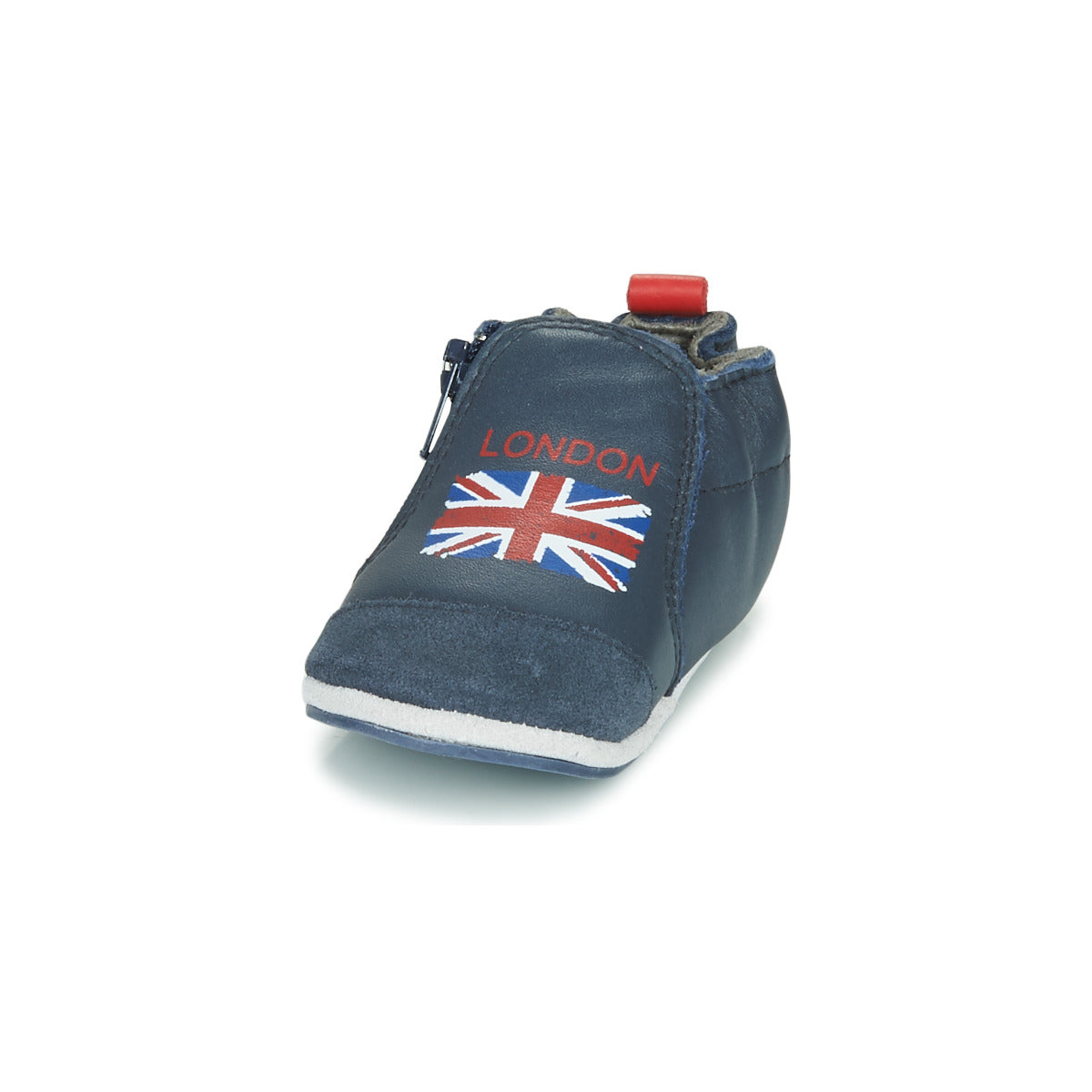 Pantofole bambini ragazza Robeez  LONDON FLAG  Blu 