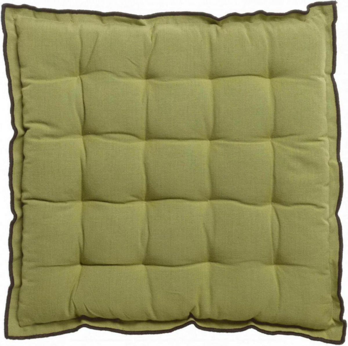 Cuscino per sedia riciclato Grace Vert jardin 40 X 40 X 3