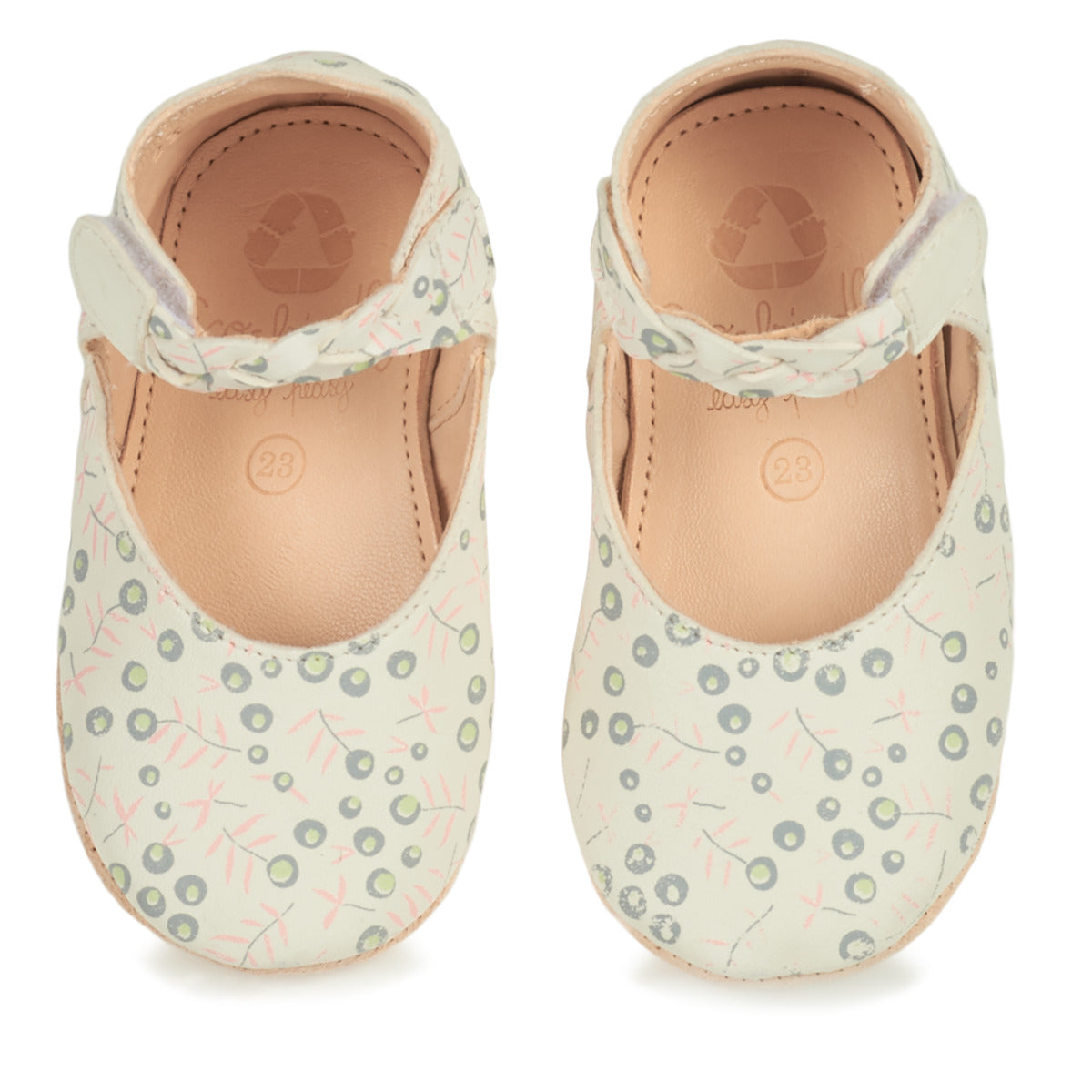 Pantofole bambini ragazza Easy Peasy  BLUBLU DANCE  Bianco 