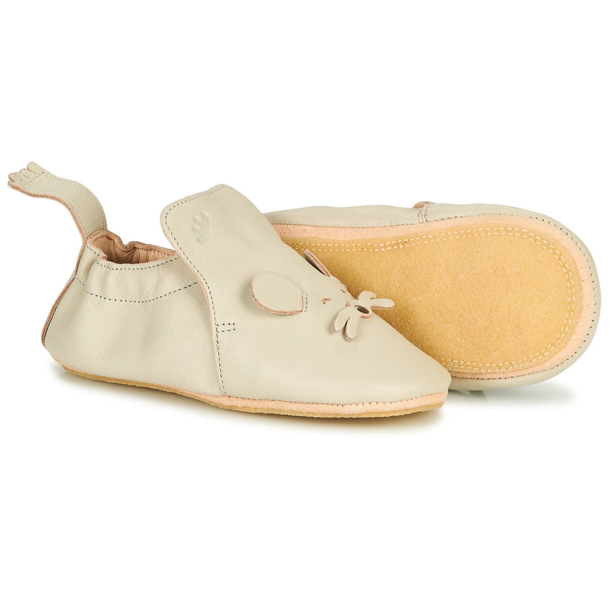 Pantofole bambini ragazza Easy Peasy  BLUBLU MOUSE  Beige 