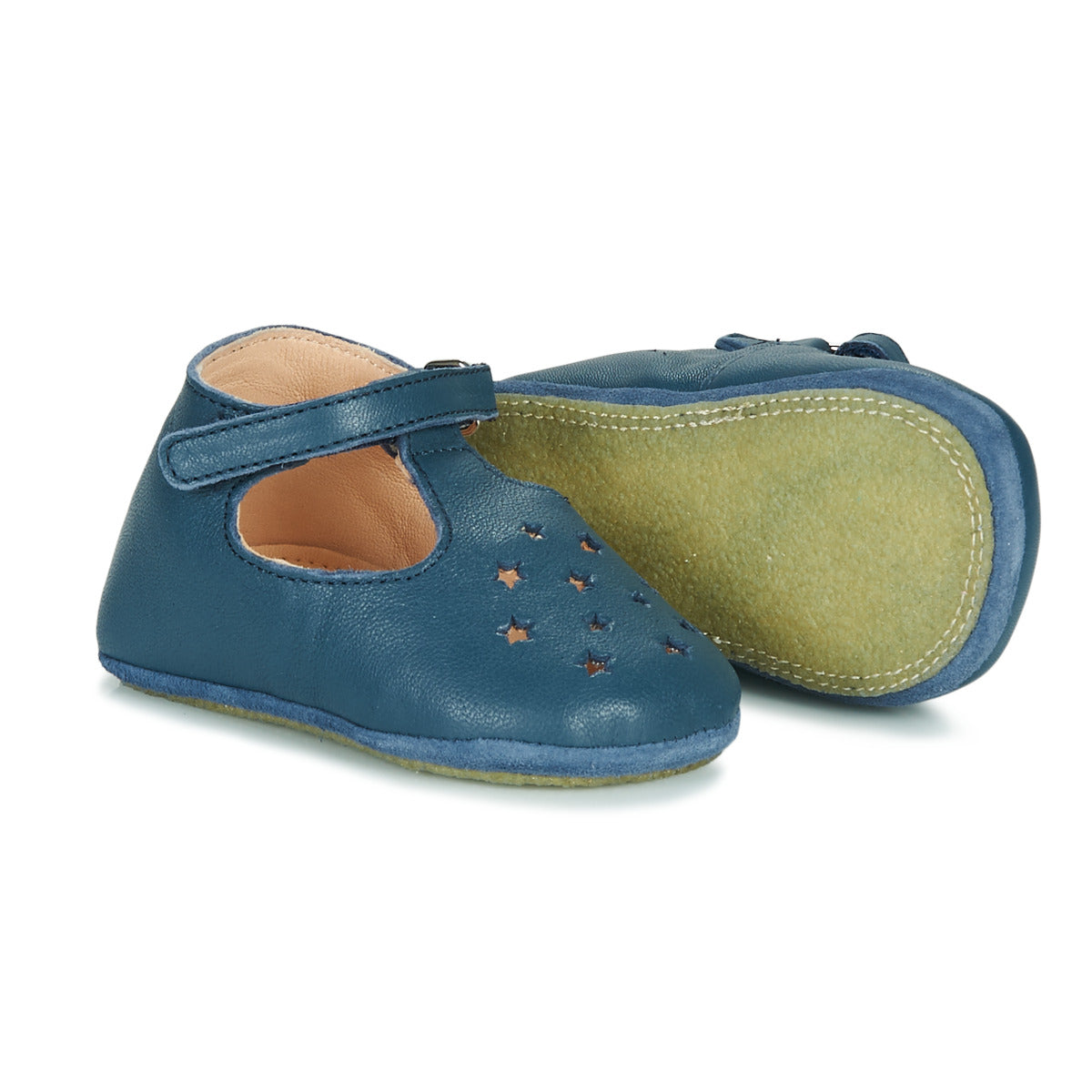 Pantofole bambini ragazza Easy Peasy  LILLOP  Blu 