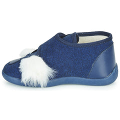 Pantofole bambini ragazza Little Mary  KOALAVELCRO  Blu 