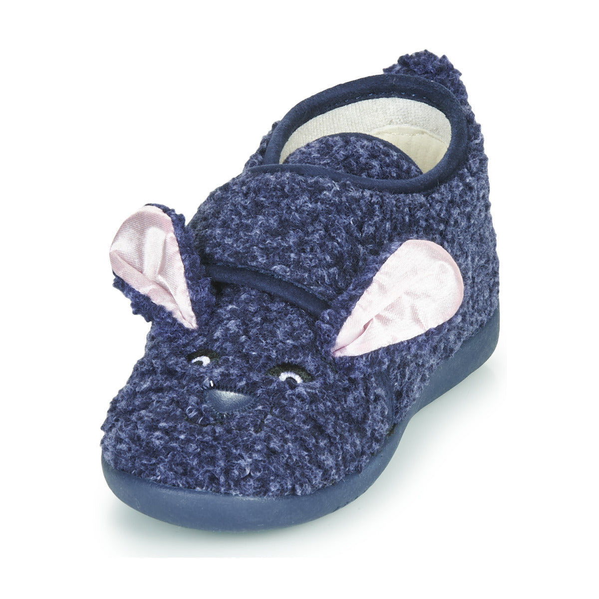 Pantofole bambini ragazzo Little Mary  LAPINVELCRO  Blu 