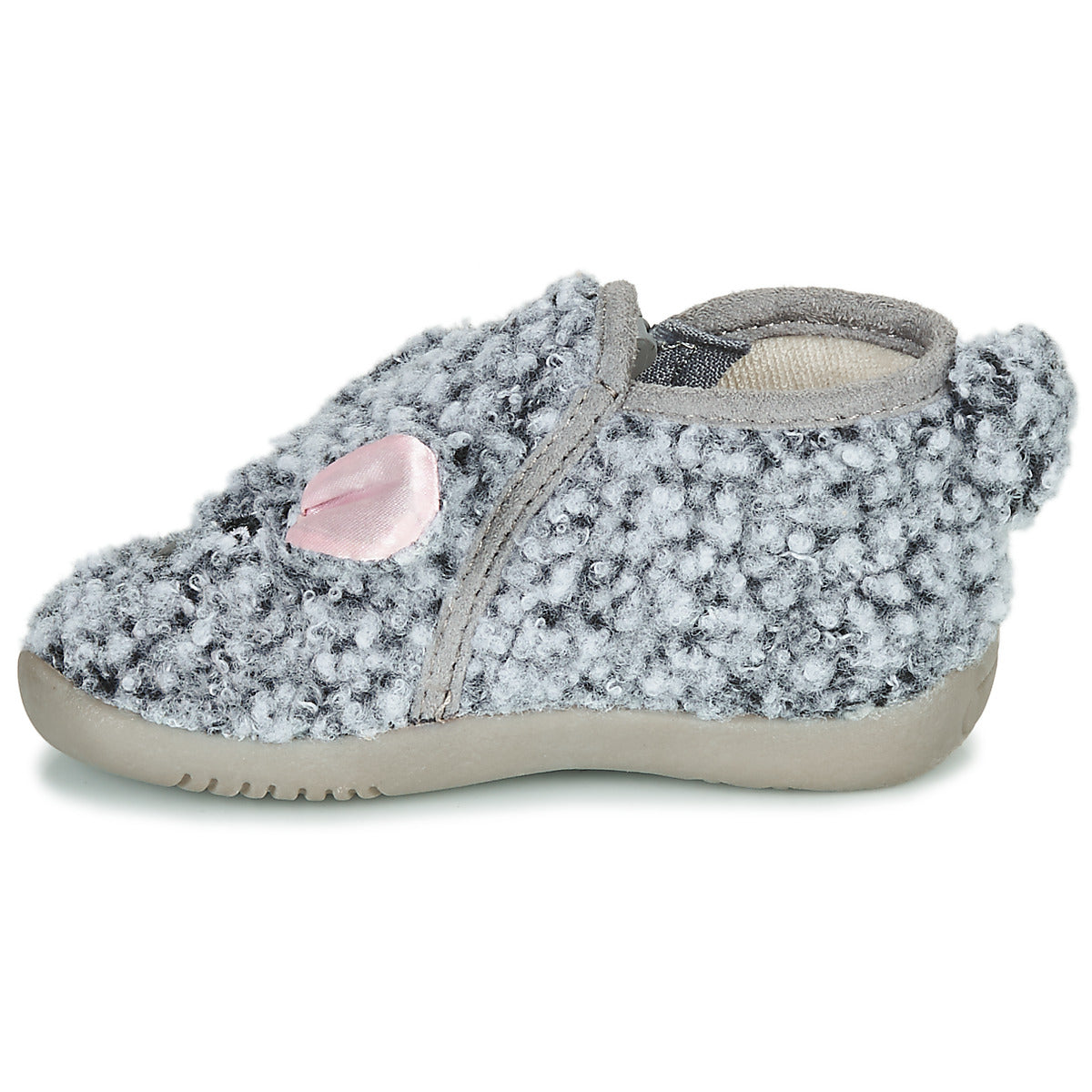 Pantofole bambini ragazza Little Mary  LAPINZIP  Grigio 