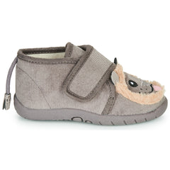 Pantofole bambini ragazza Little Mary  LIONVELCRO  Grigio 