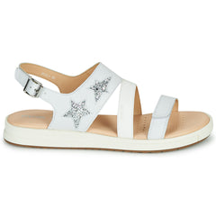 Sandali bambini ragazza Geox  J SANDAL REBECCA GIR  Bianco 