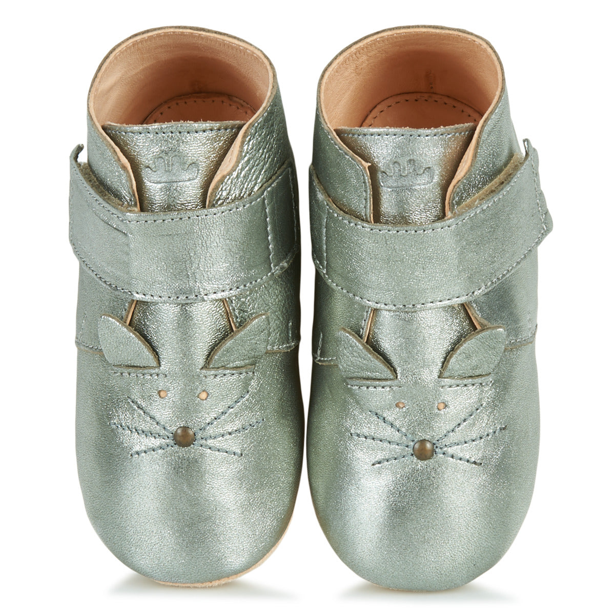 Pantofole bambini ragazza Easy Peasy  KINY CHAT  Grigio 