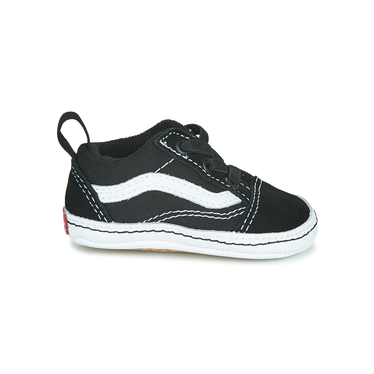 Scarpe bambini ragazza Vans  OLD SKOOL CRIB  Nero 