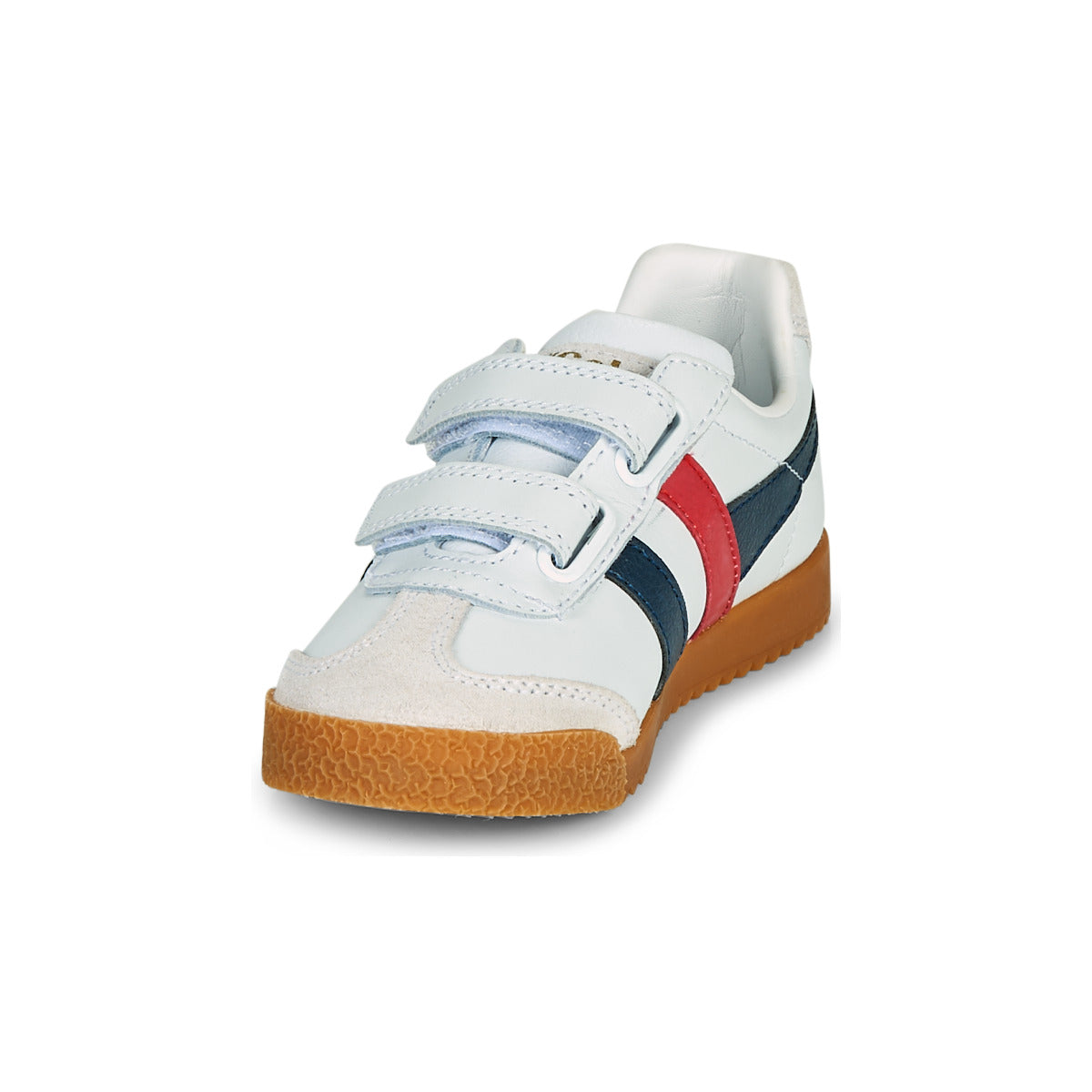 Scarpe bambini ragazza Gola  HARRIER LEATHER VELCRO  Bianco 