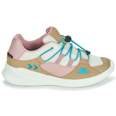 Scarpe bambini ragazza hummel  BOUNCE RUNNER TEX JR  Beige 