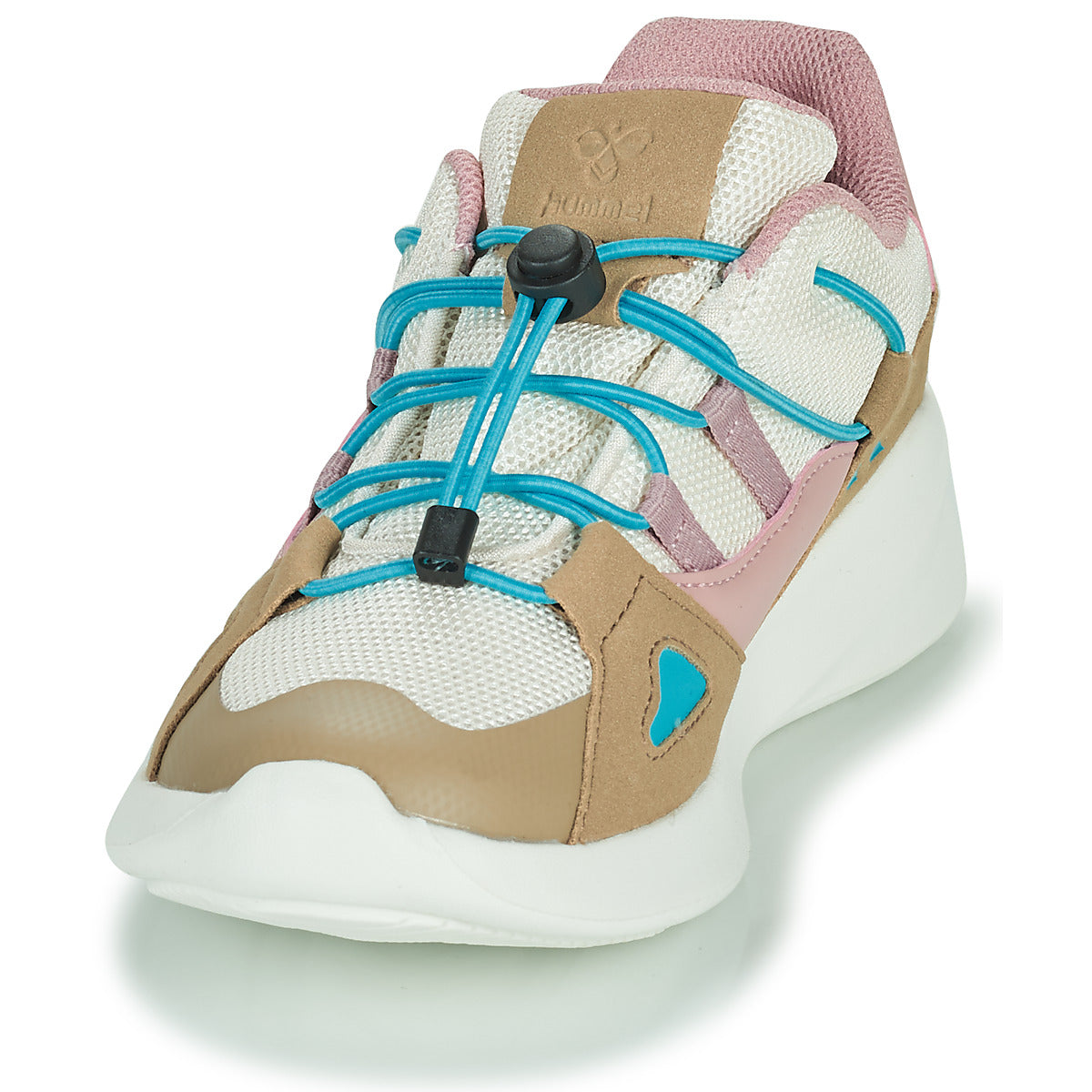 Scarpe bambini ragazza hummel  BOUNCE RUNNER TEX JR  Beige 