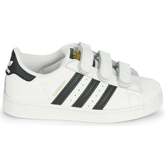 Scarpe bambini ragazza adidas  SUPERSTAR CF C  Bianco 