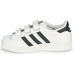 Scarpe bambini ragazza adidas  SUPERSTAR CF C  Bianco 