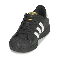 Scarpe bambini ragazza adidas  SUPERSTAR C  Nero 