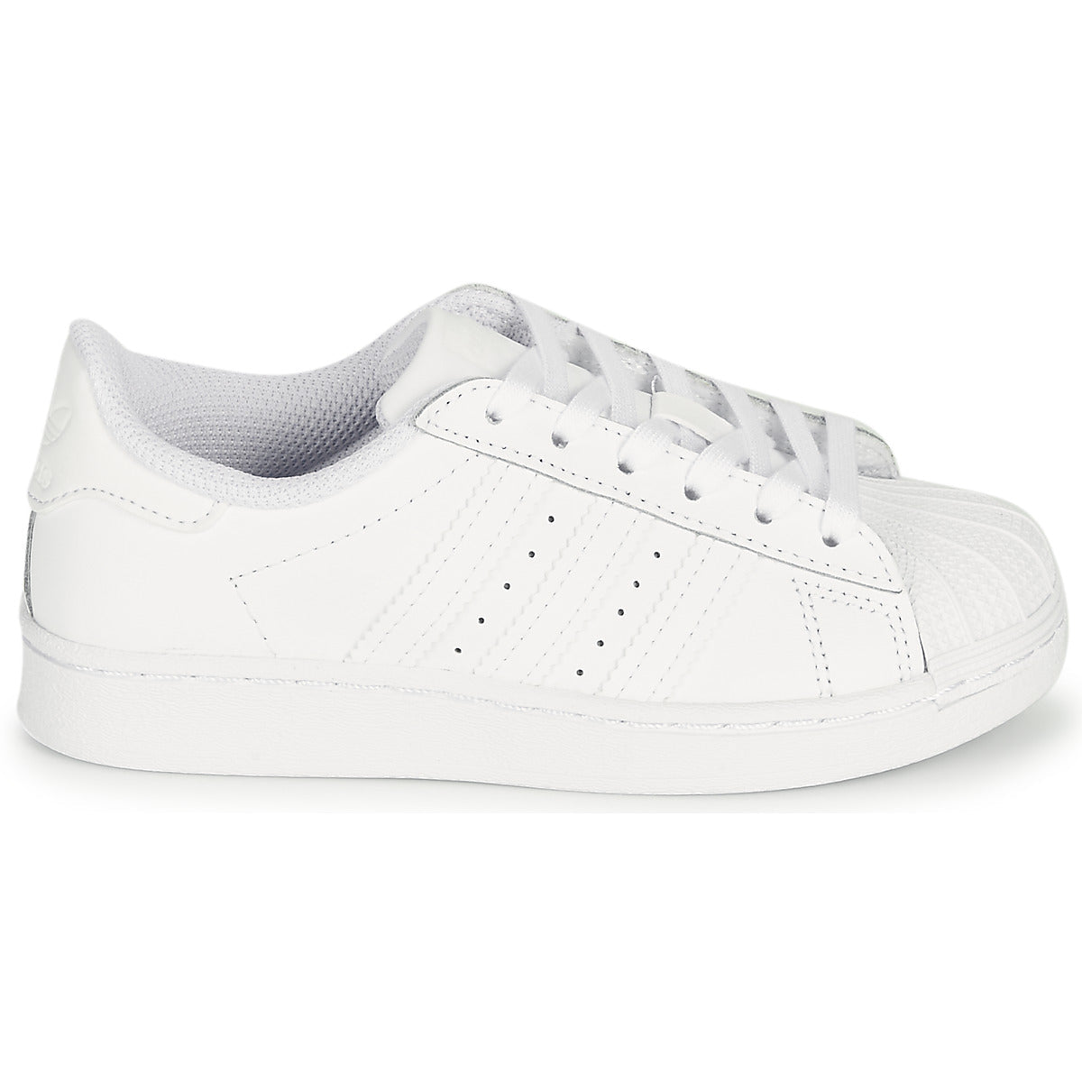 Scarpe bambini ragazza adidas  SUPERSTAR C  Bianco 