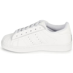 Scarpe bambini ragazzo adidas  SUPERSTAR C  Bianco 