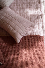 Plaid riciclato Maia Terracotta 260 X 260