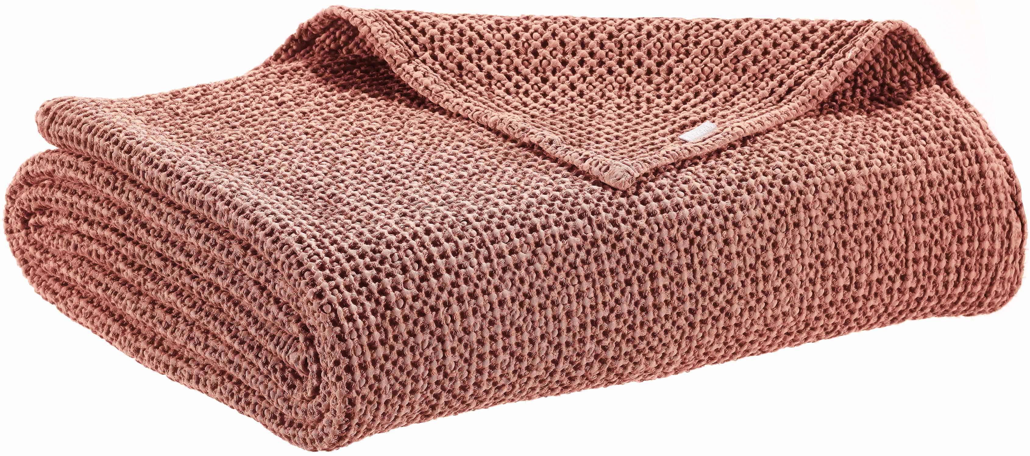 Plaid riciclato Maia Terracotta 260 X 260