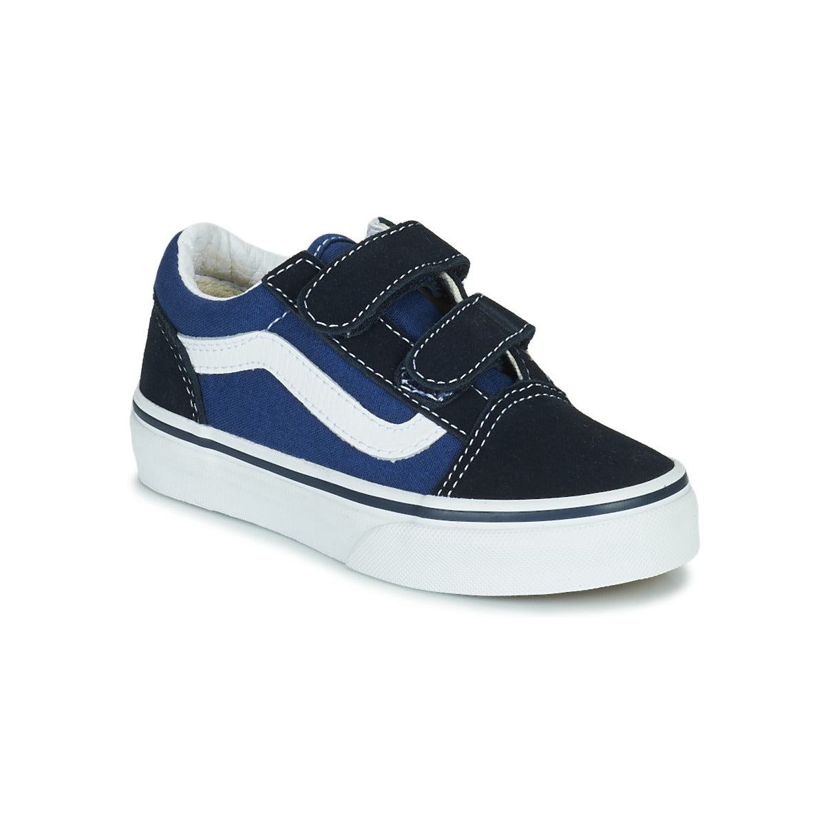 Scarpe bambini ragazza Vans  OLD SKOOL V  Blu 