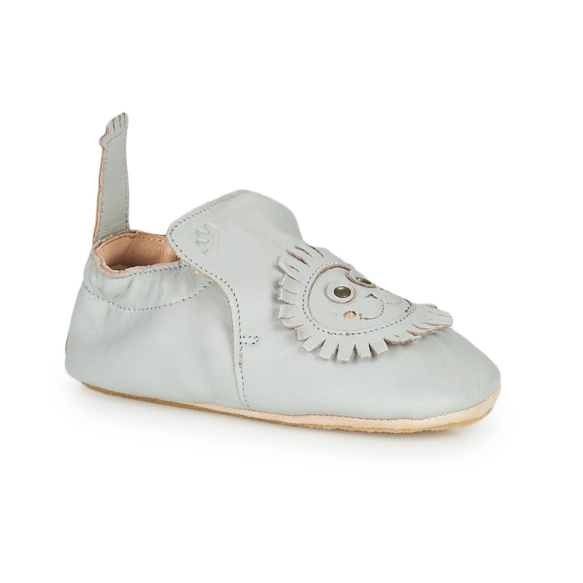 Pantofole bambini ragazza Easy Peasy  BLUBLU LION  Grigio 