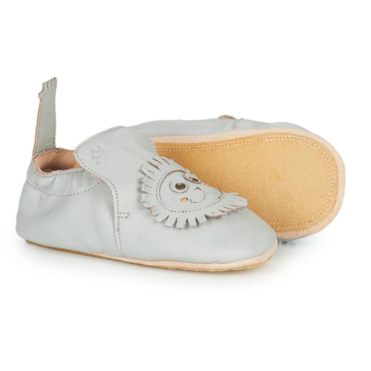 Pantofole bambini ragazza Easy Peasy  BLUBLU LION  Grigio 