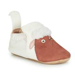 Pantofole bambini ragazza Easy Peasy  BLUBLU MOUTON  Bianco 