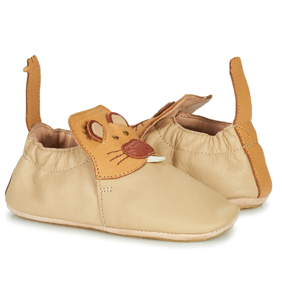 Pantofole bambini ragazza Easy Peasy  BLUBLU CASTOR  Beige 