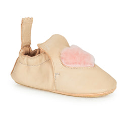 Pantofole bambini ragazza Easy Peasy  BLUBLU COEUR  Beige 