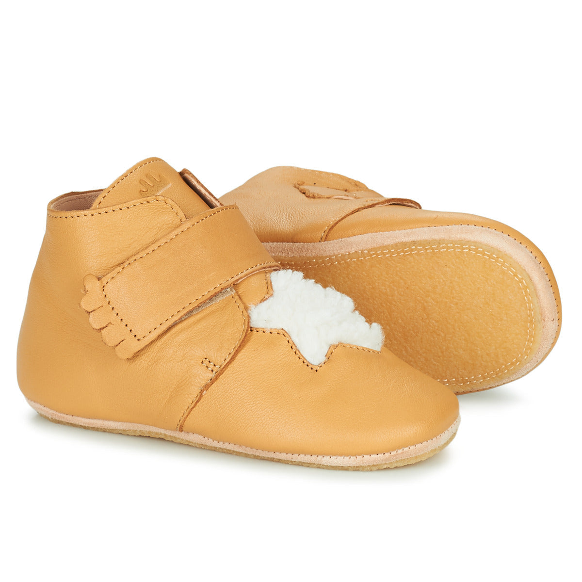 Pantofole bambini ragazza Easy Peasy  KINY ETOILE  Marrone 