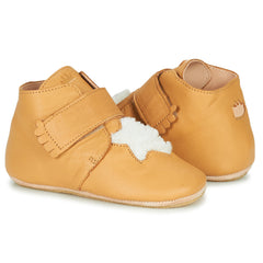 Pantofole bambini ragazza Easy Peasy  KINY ETOILE  Marrone 