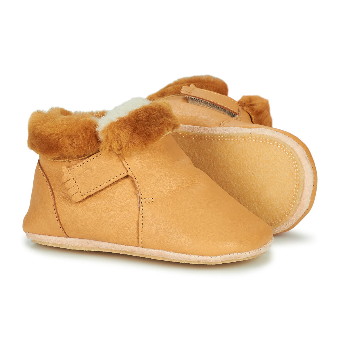 Pantofole bambini ragazza Easy Peasy  FOUBLU  Marrone 