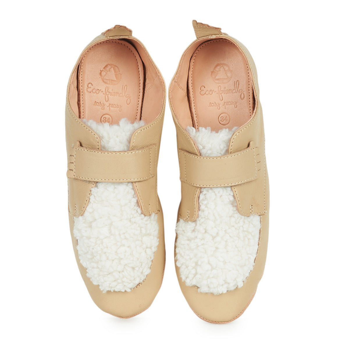 Pantofole bambini ragazzo Easy Peasy  SLIBOOTIES  Beige 